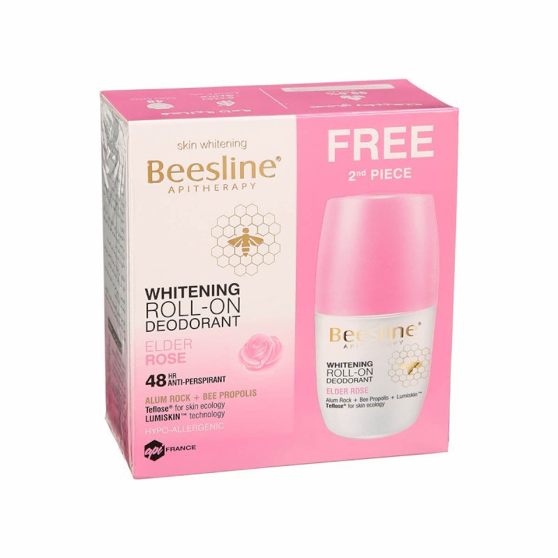BEESLINE WHITEN ROLL ON DEO ELDER ROSE 1+1