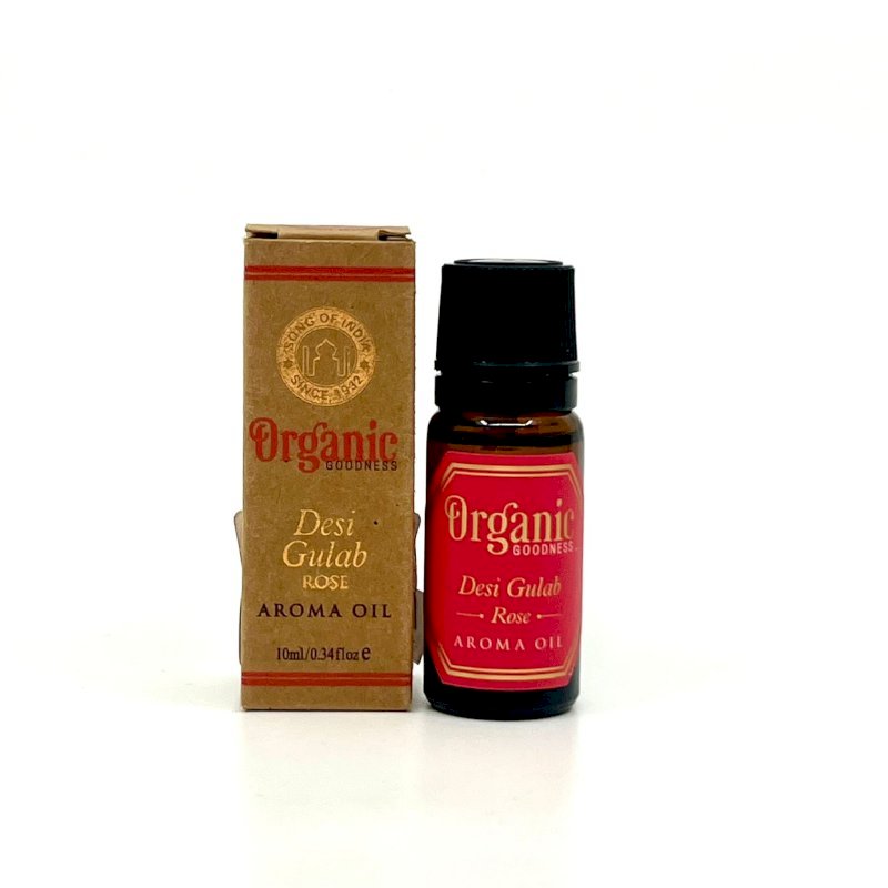 SOI ESSENTIAL OIL AROMA ORGANIC GOODNESS 10 ML - DESI GULAB ROSE