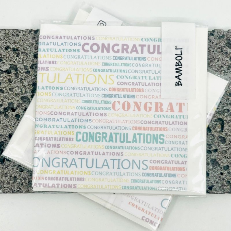 CONGRATULATIONS X A MILLION CARD