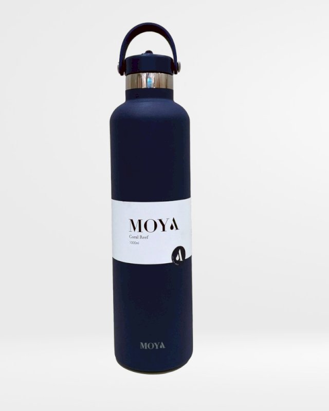 MOYA CORAL REEF INSULATED WATER BOTTLE 1LTR - NAVY