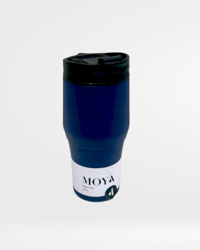 ELH MOYA HIGH TIDE TRAVEL COFFEE MUG 380ML - BLACK/NAVY