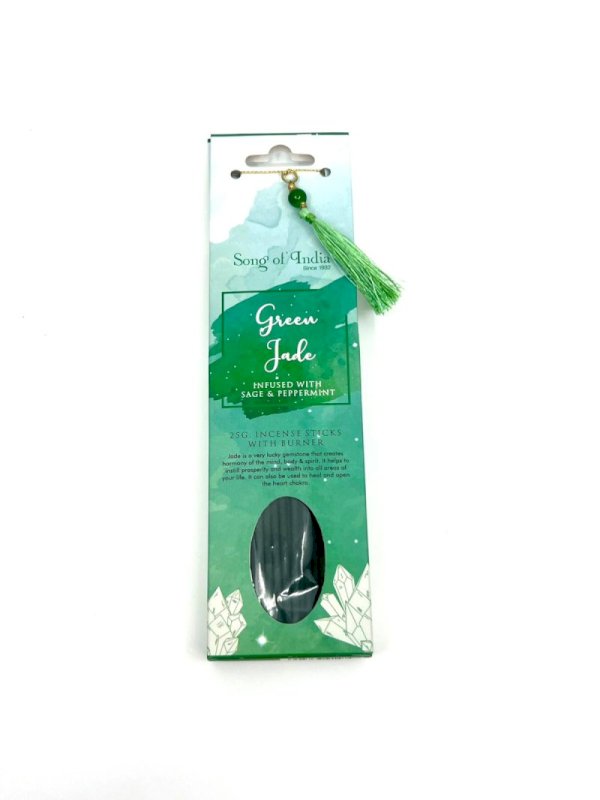 SOI INCENSE STICKS HEALING STONE 25GM - GREEN JADE