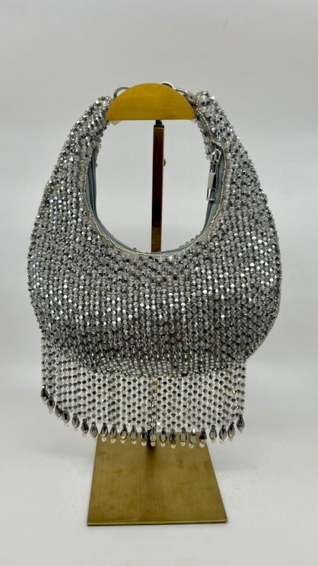 SERA GREY DROP PEARLS BATUA BAG