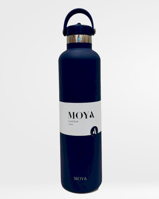 MOYA CORAL REEF INSULATED WATER BOTTLE 1LTR - NAVY