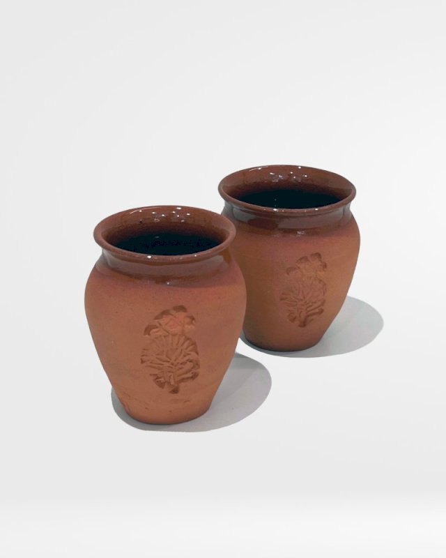 CLAY COFFEE CUP/ FOOD GLAZED/FOOD HOLDER