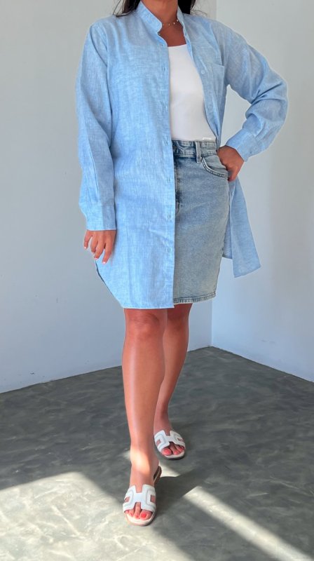 BLUE LONGSLEEVE SHIRT