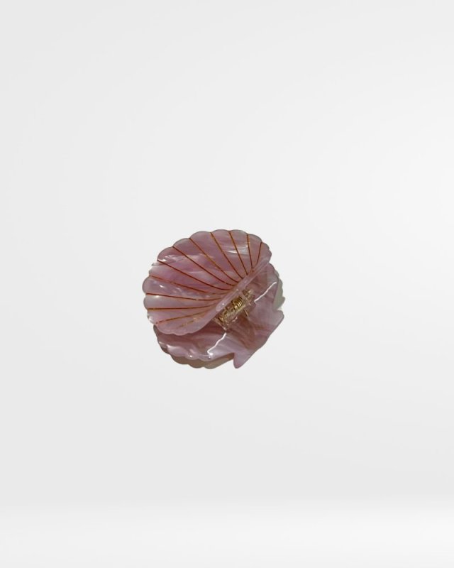 MEDIUM SEASHELL PINK CLAW CLIP