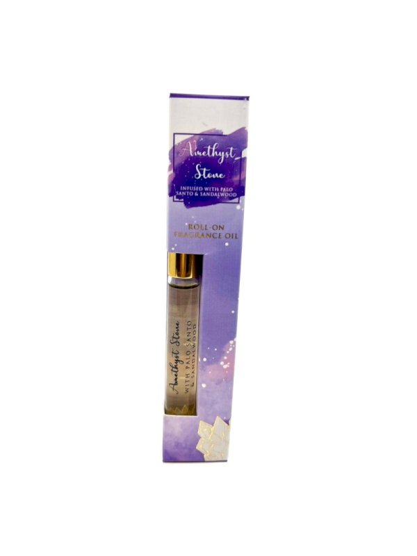 SOI PERFUME OIL HEALING STONES 10ML - AMETHYST STONE