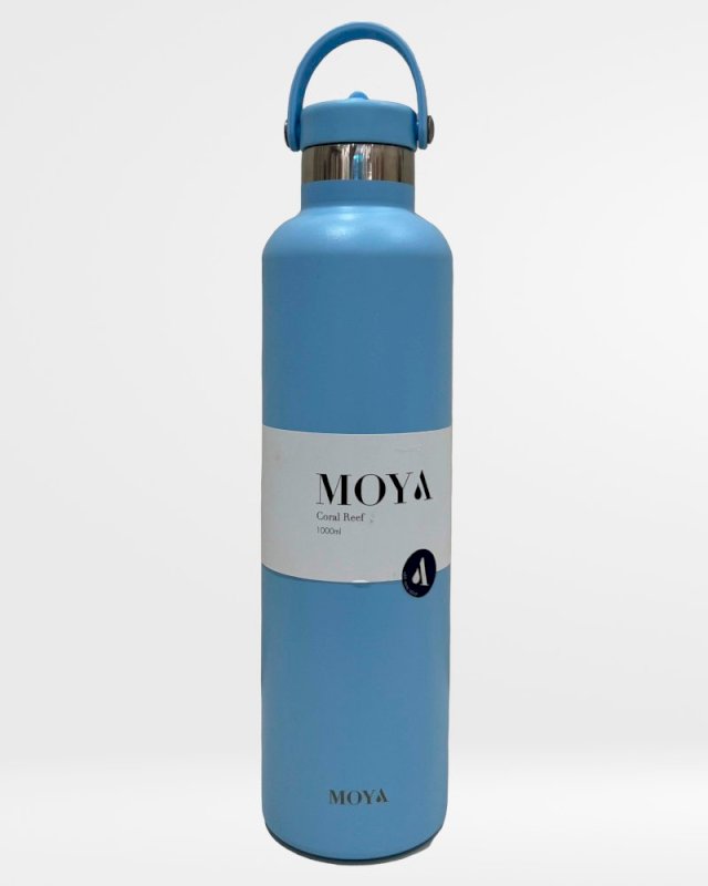 MOYA CORAL REEF INSULATED WATER BOTTLE 1LTR - POWDER BLUE