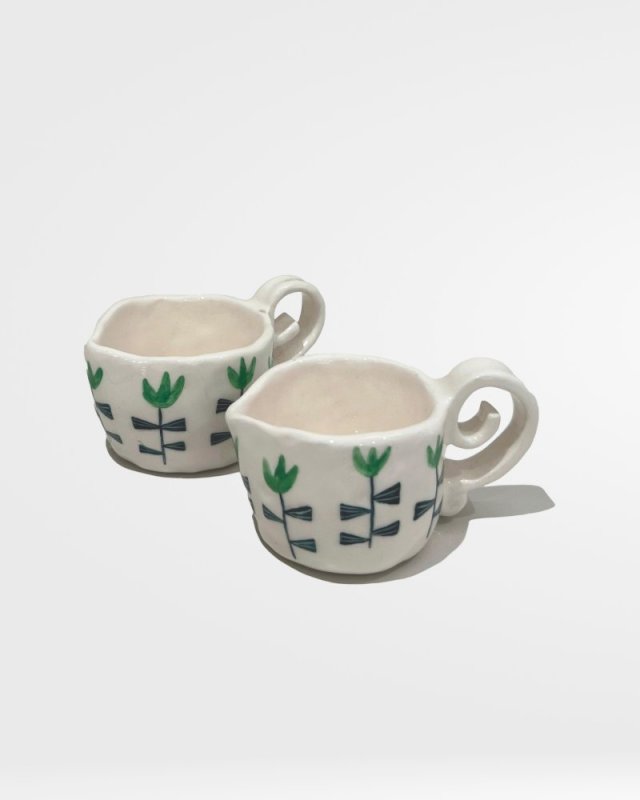 GREEN FLOWERS CUP