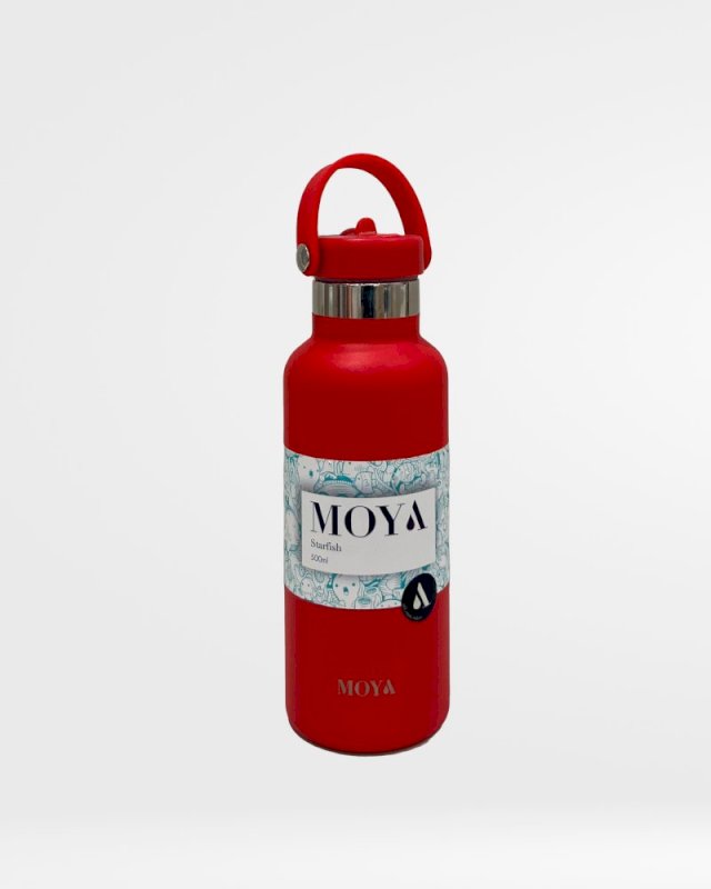 ELH MOYA STARFISH INSULATED WATER BOTTLE 500ML - RED