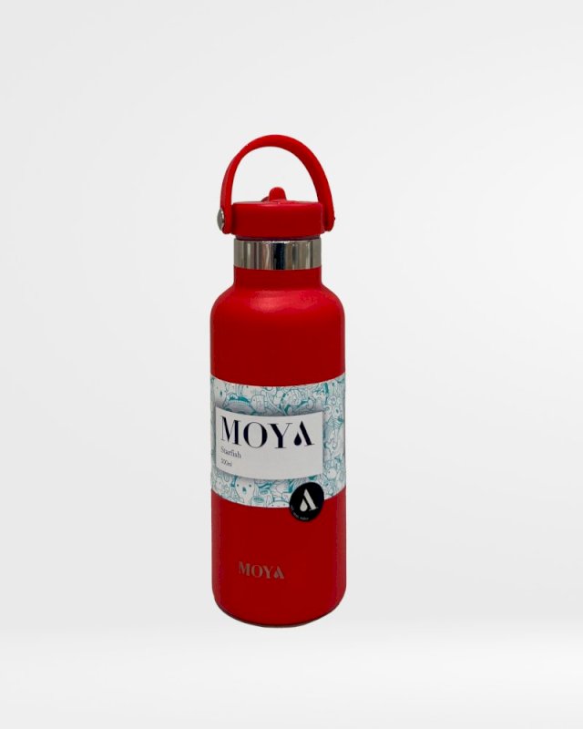 ELH MOYA STARFISH INSULATED WATER BOTTLE 500ML - RED