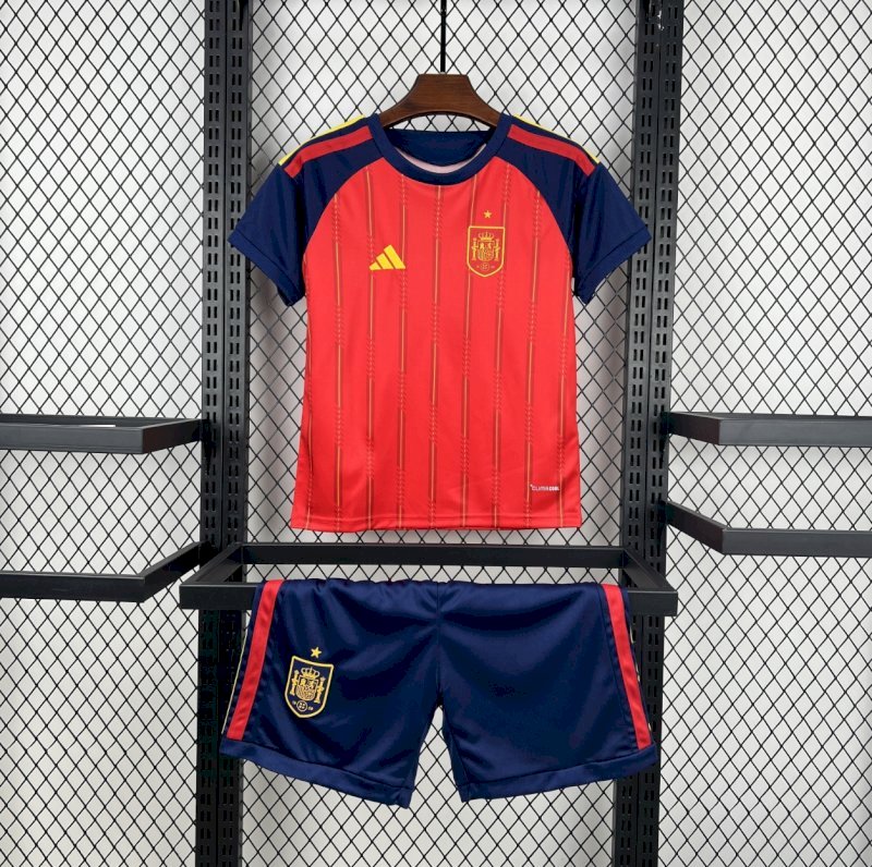 Kids Kit Spain 2026 World Cup home