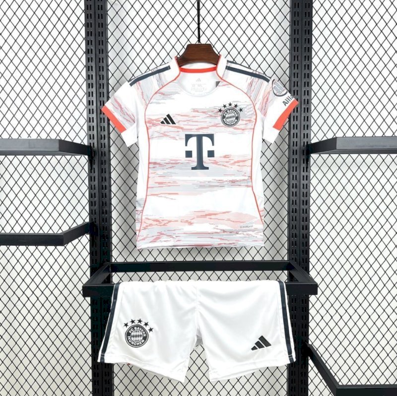 Bayern Munich 2025/26 Away Kids Kit