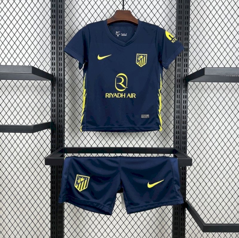 Atletico Madrid 2025/26 Away Kids Kit