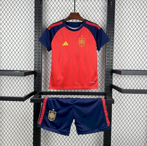 Kids Kit Spain 2026 World Cup home