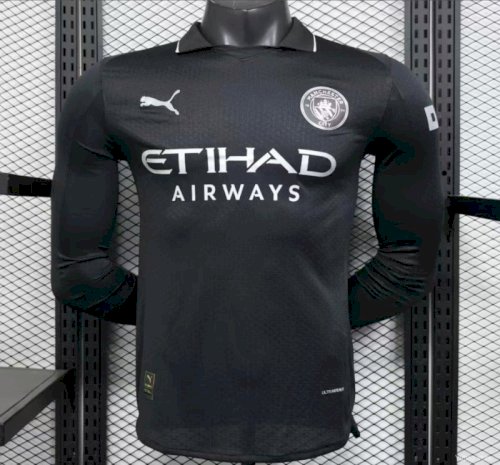 25-26 Manchester City Away Player Edition Long Sleeve