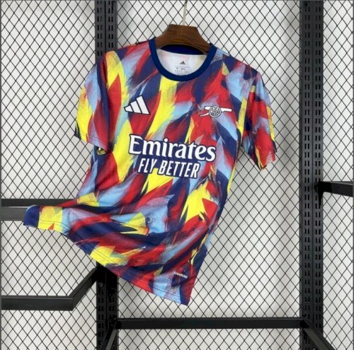 Arsenal 2025/26 Colorful pre-match training