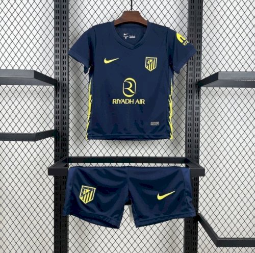 Atletico Madrid 2025/26 Away Kids Kit