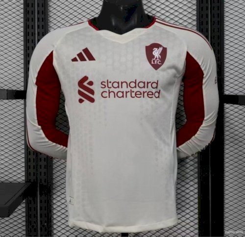 25-26 Liverpool Away Player Edition Long Sleeve