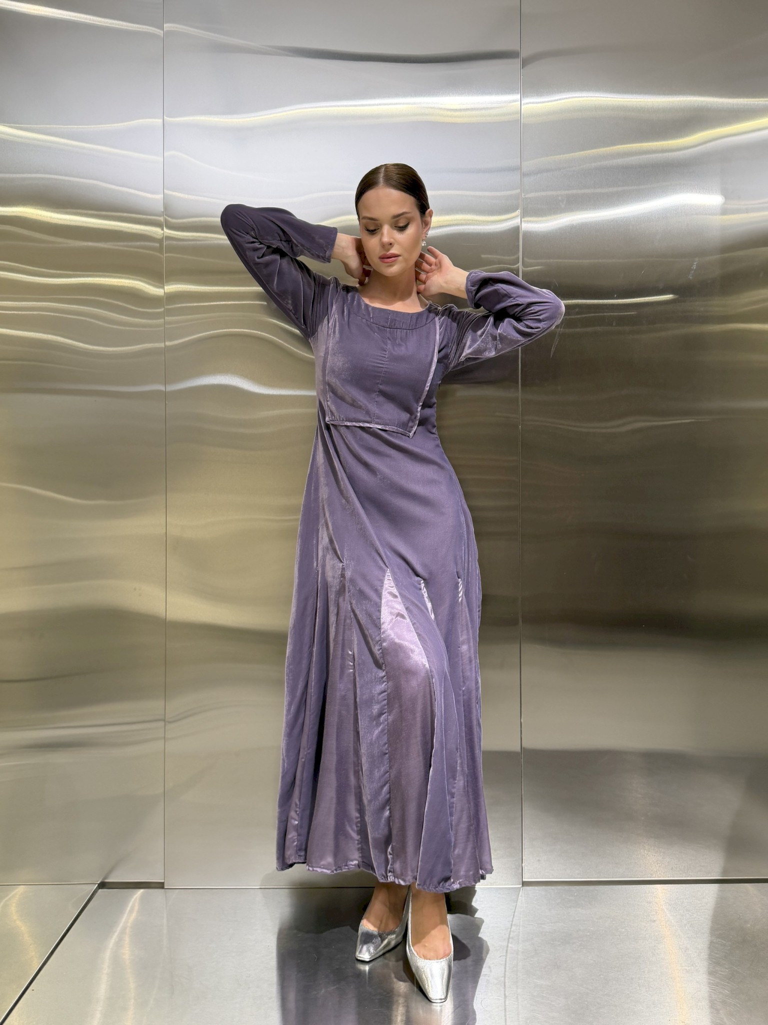 Look 14| the panel in purple