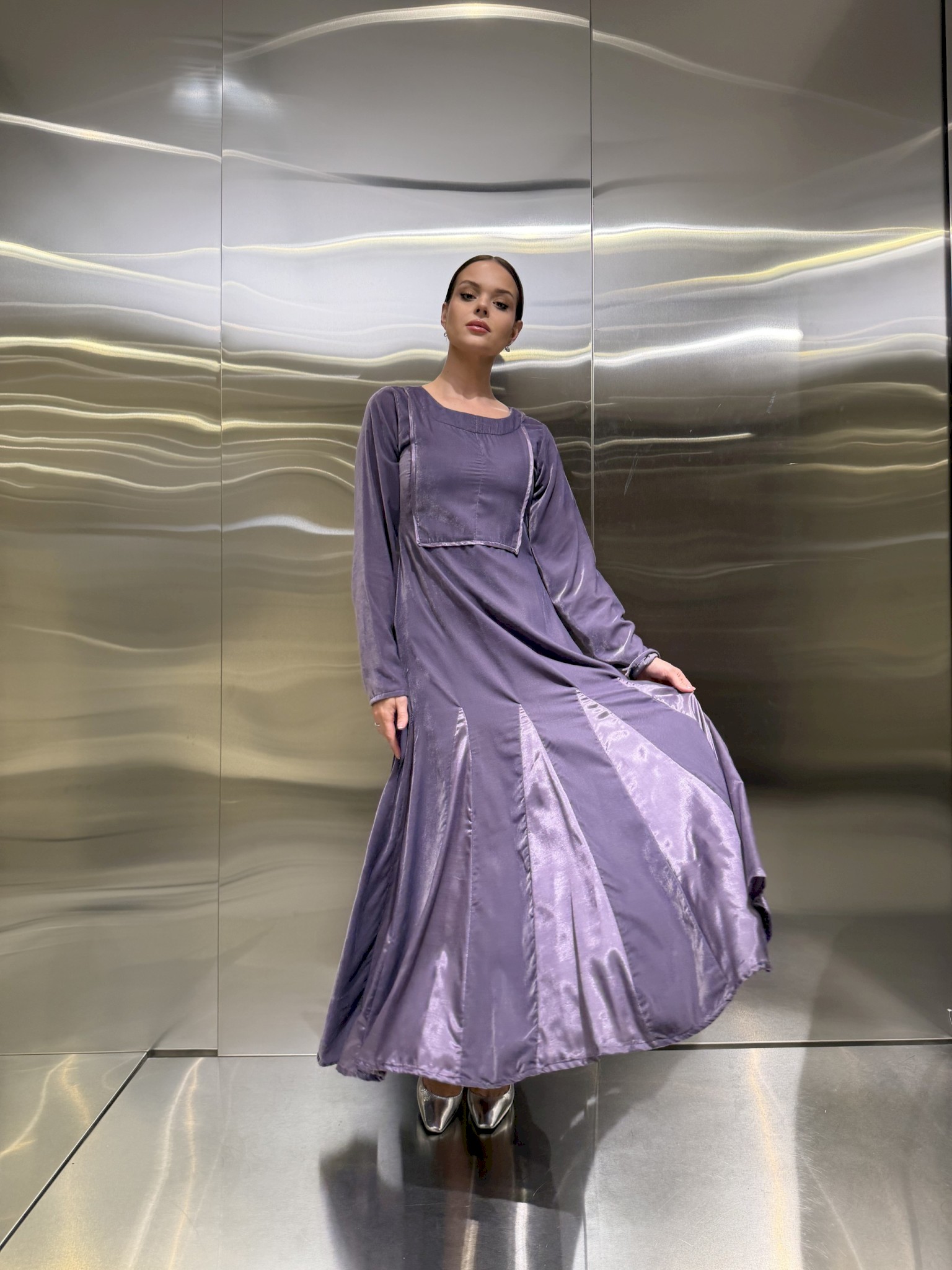 Look 14| the panel in purple