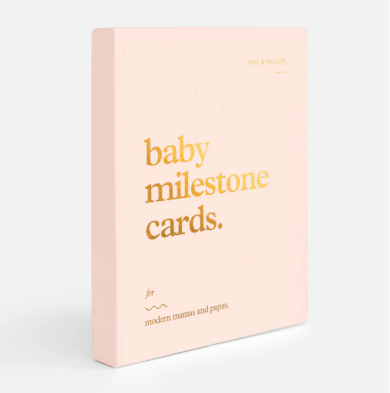 Baby Milestone Cards - Cream
