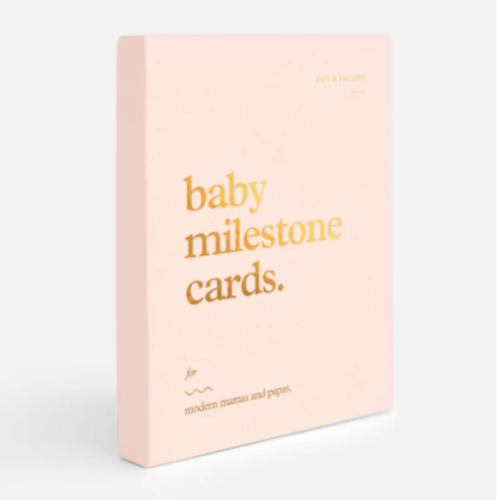 Baby Milestone Cards - Cream