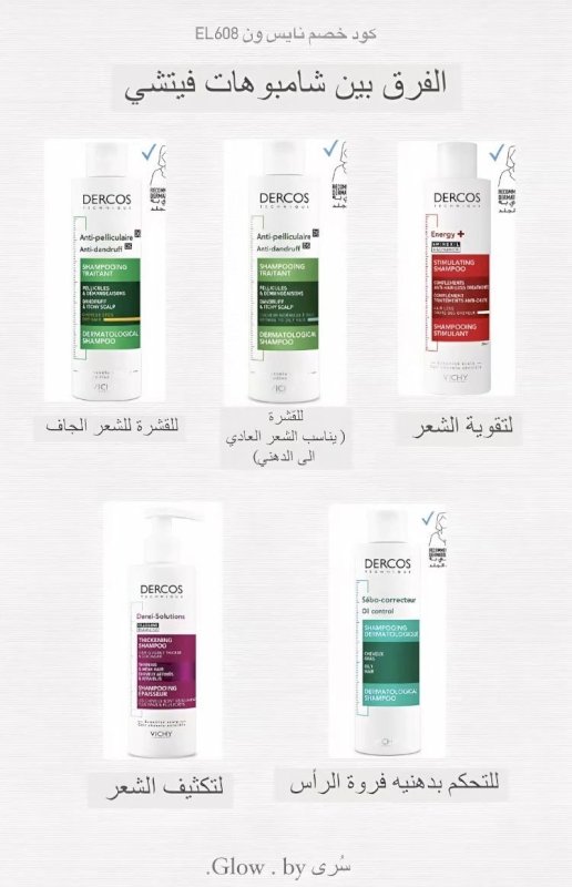 Vichy Dercos Anti-Dandruff Shampoo for Sensitive Scalp