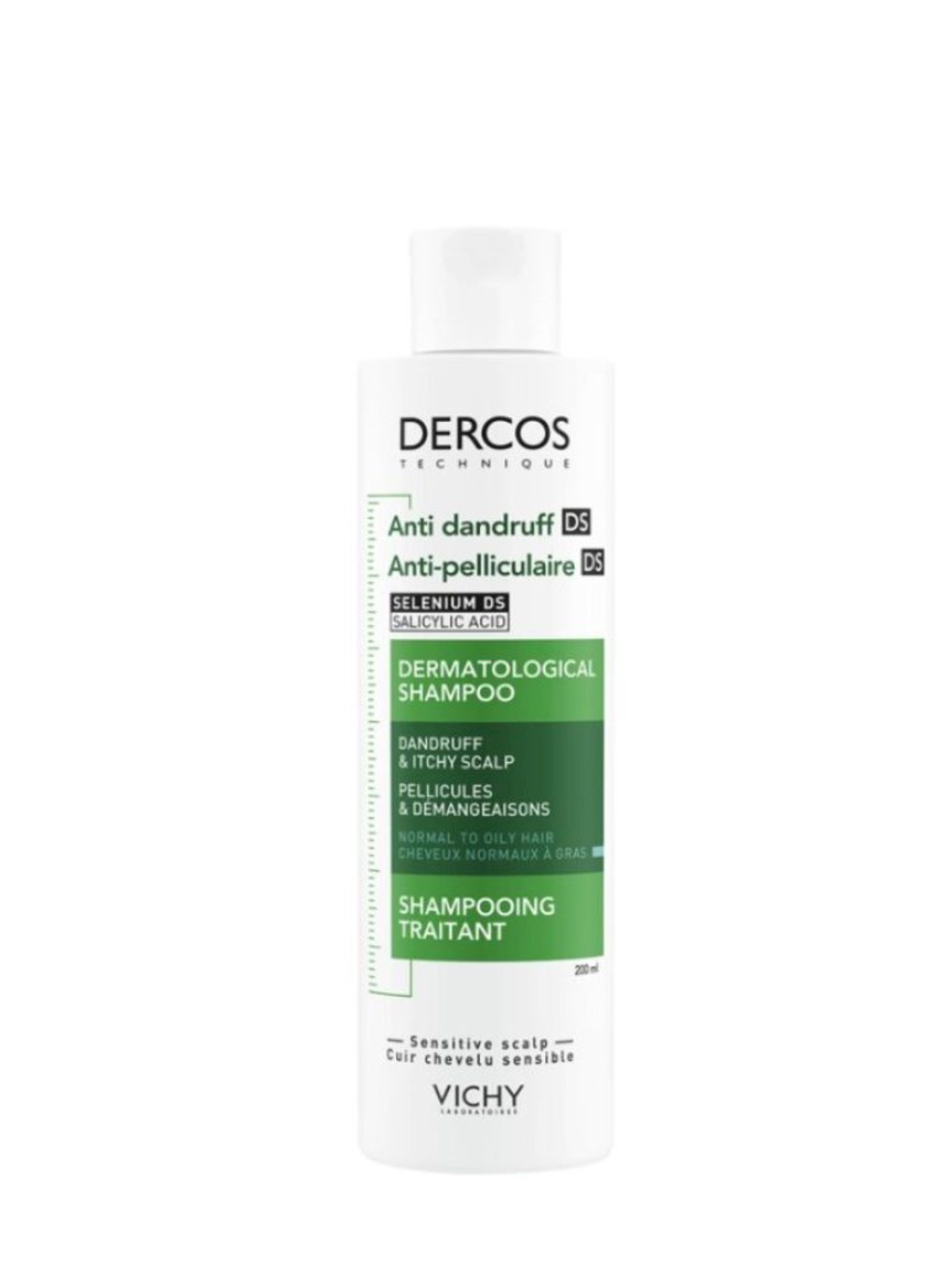 Vichy Dercos Anti-Dandruff Shampoo for Normal to Oily