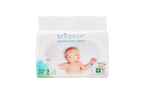 Bamboo Baby Diaper, Medium Size 6-10 KG, 32 Pieces/Pack