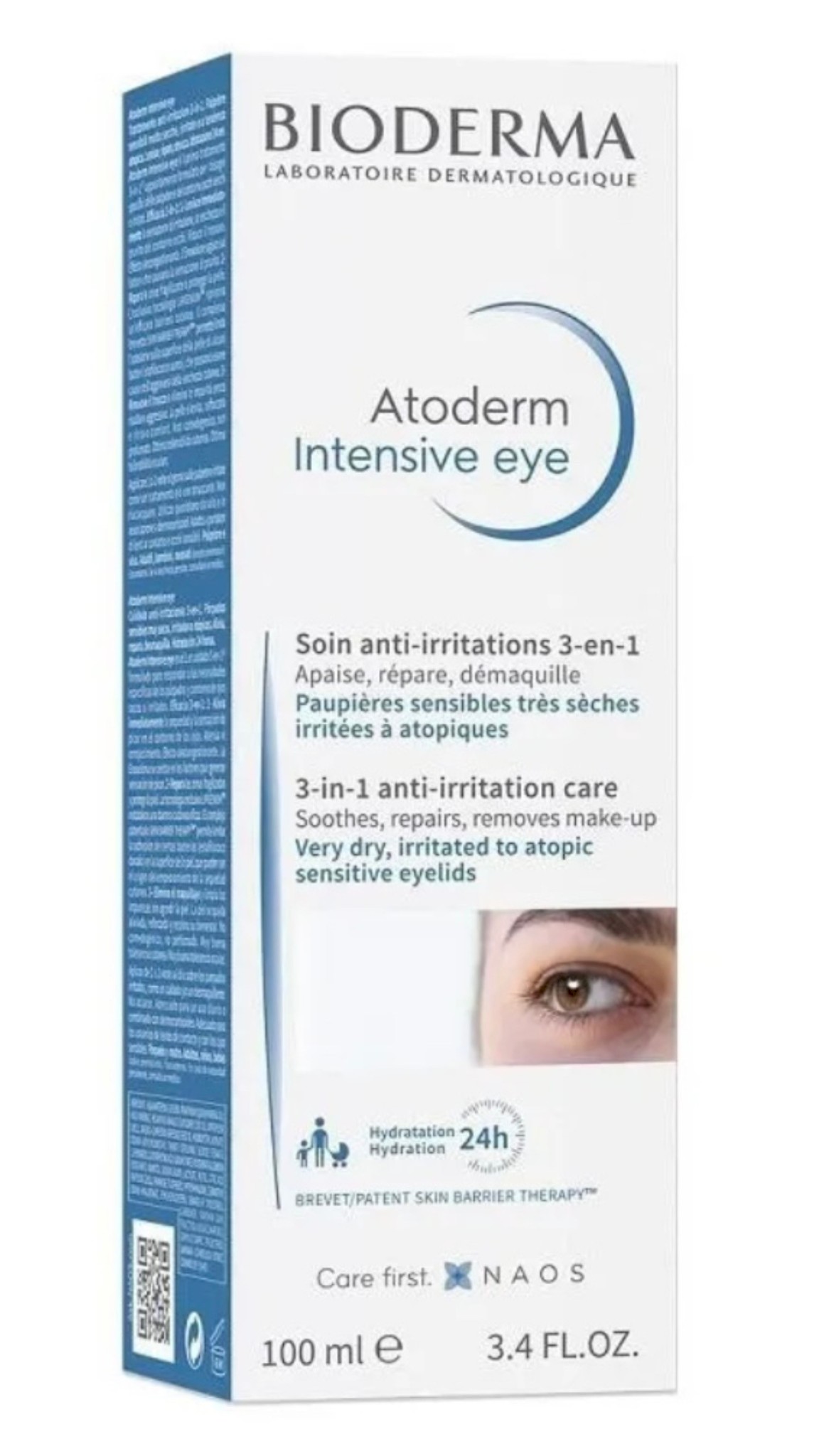 كريم العين من بايودرما كريم مهدئ 3 في 1 للعناية بمحيط العين ١٠٠ مل