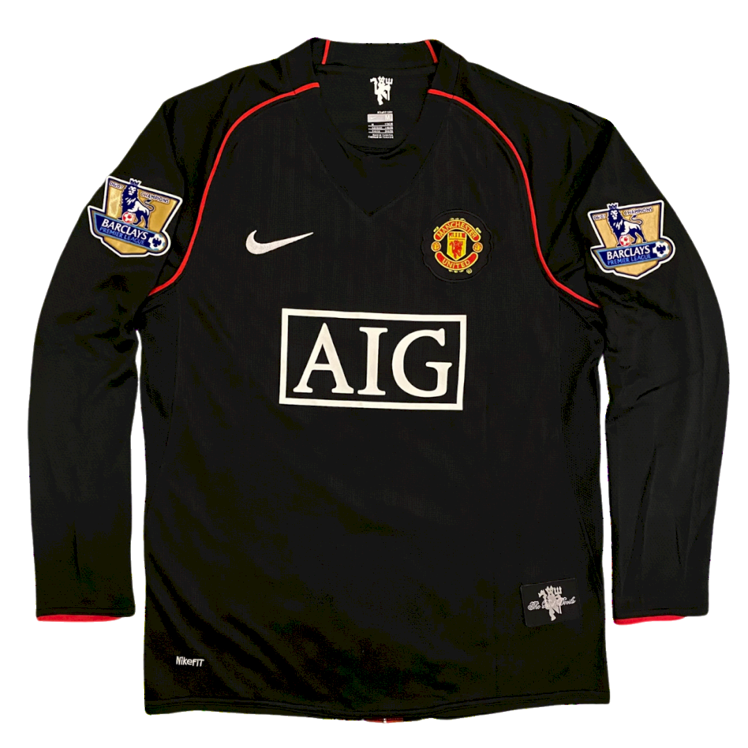 Man United 2007/08 - Away kit - Long sleeves