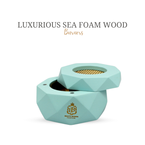 Luxurious sea foam wood burners (Angle modern burner BB no.VI)