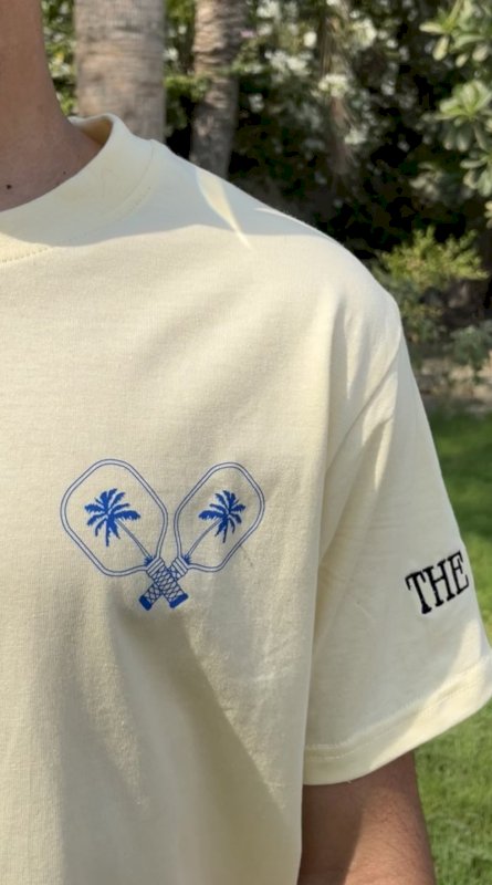 The palm society - racket - Butter yellow