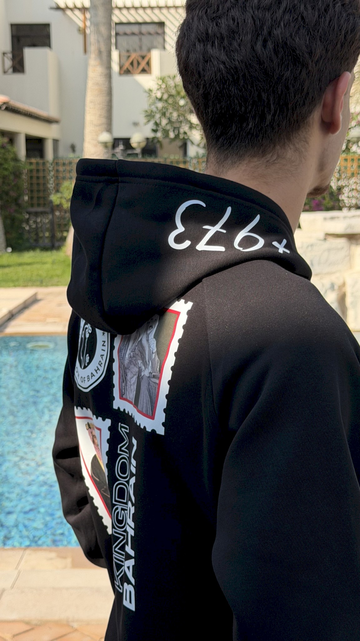 +973 Bahrain hoodie - Black