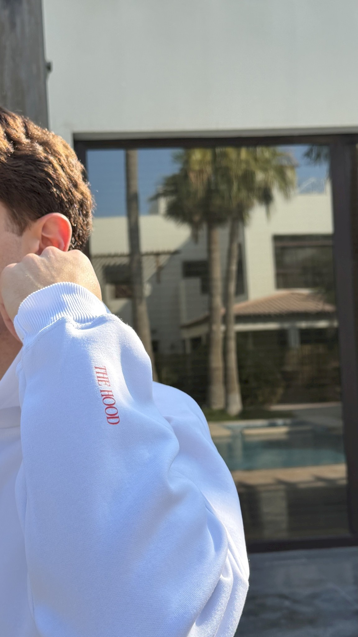 +973 Bahrain hoodie - white