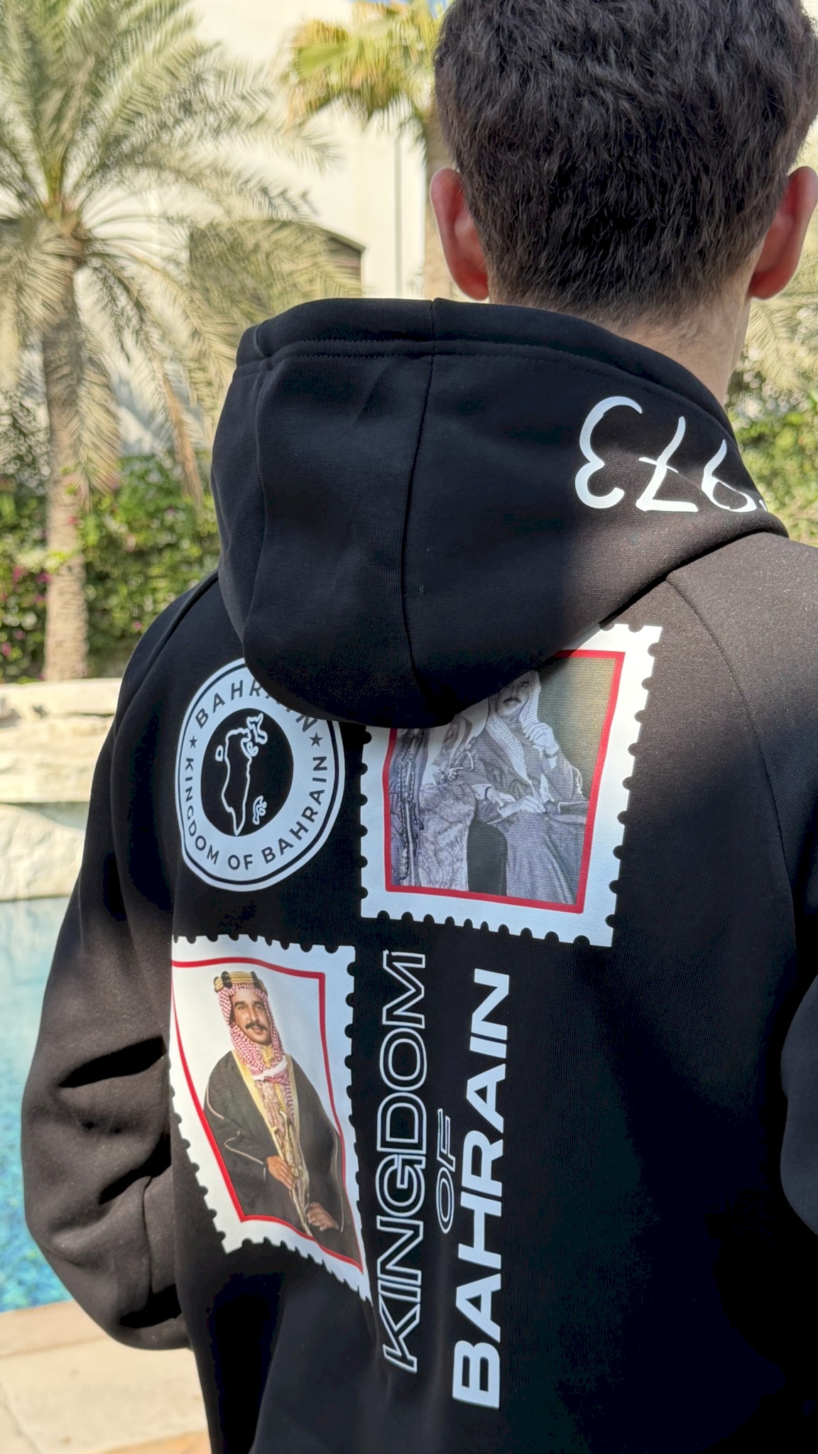 +973 Bahrain hoodie - Black