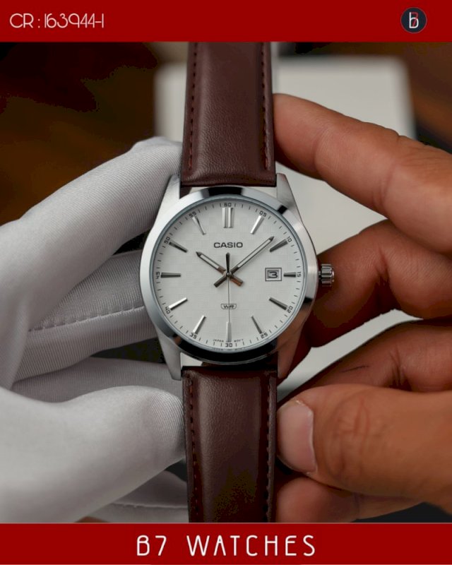 Casio brown men’s watch leather