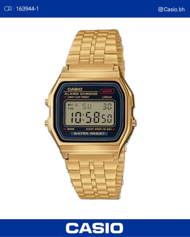 Casio A159WGEA-1DF Gold vintage