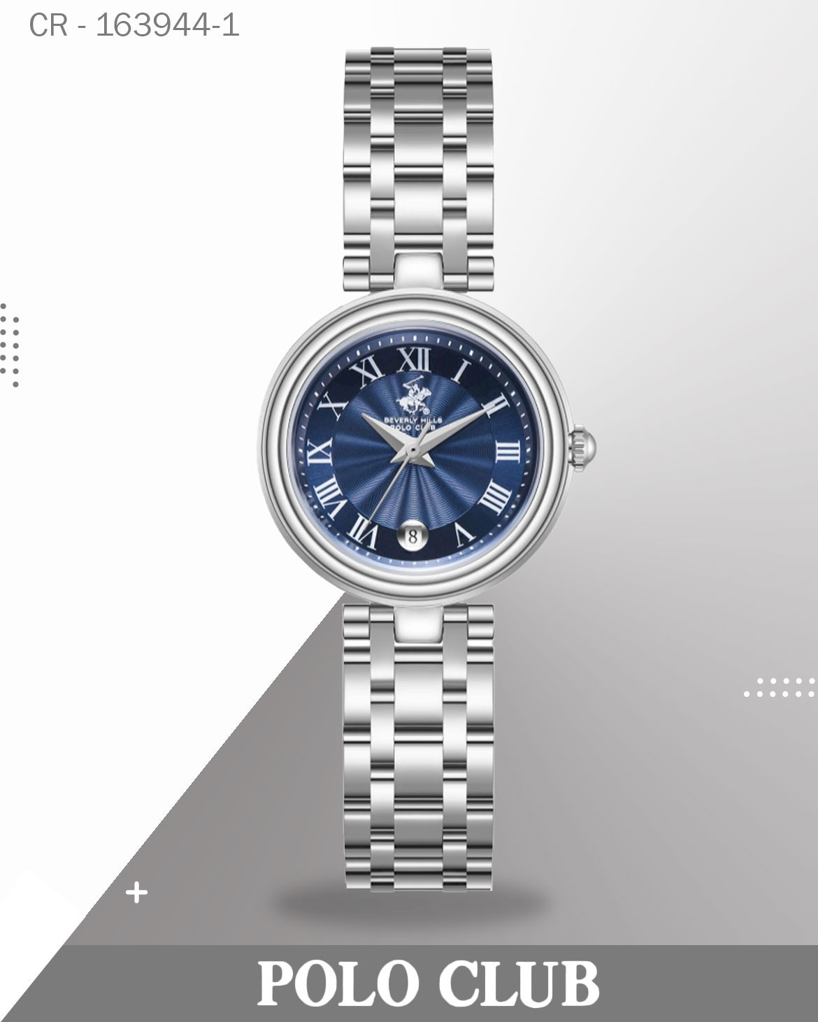 Polo Club Women's Watch Analog White Dial Blue BP3838X.390