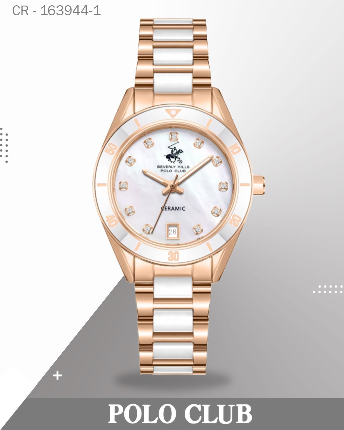 Polo Club Women's Analog Watch, Mother Of Pearl Dial  BP3829X.420