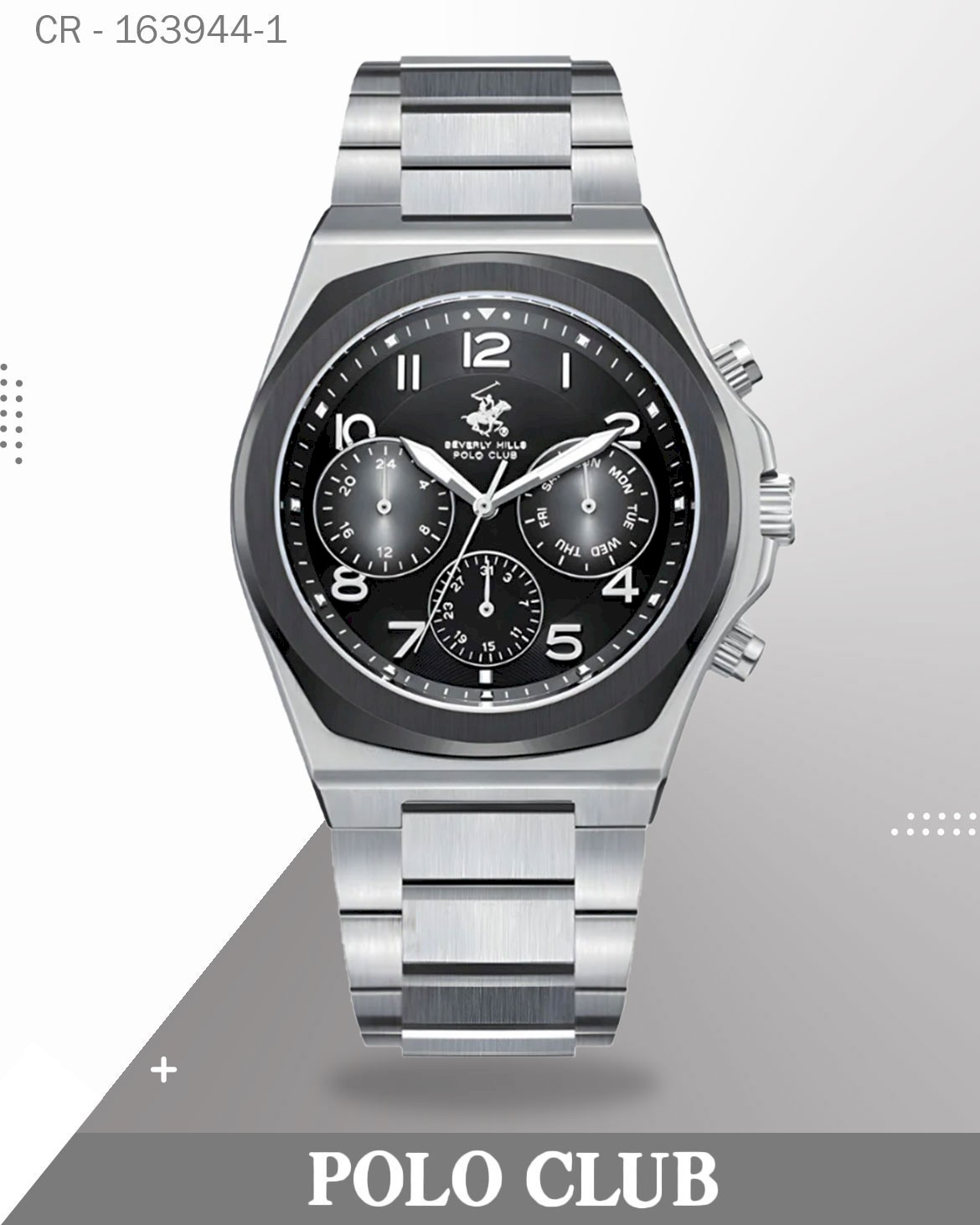 Polo Men's watch, Model BP3777X.350, Silver