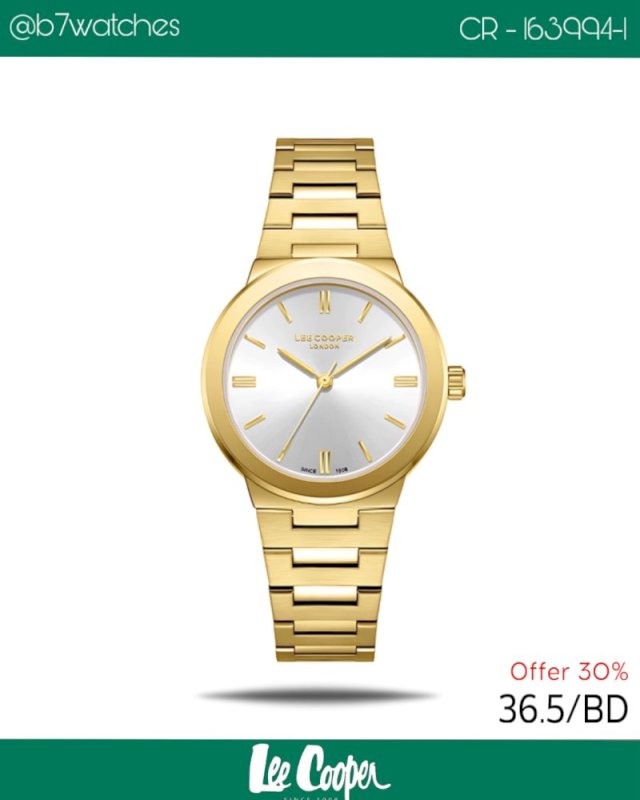 Lee cooper watch ladies gold