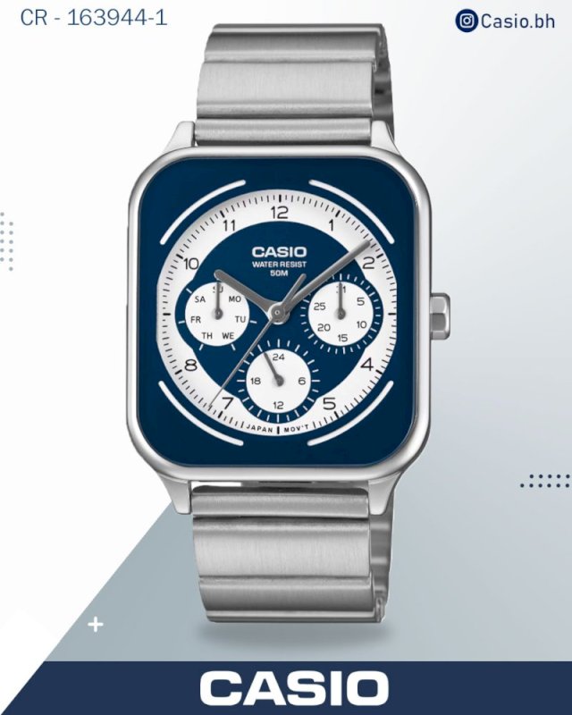 Casio square watch MTP-M307D-1BV