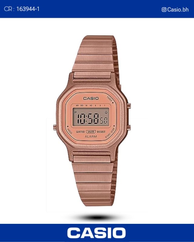 Casio LA-11WR-5ADF ladies rose digital
