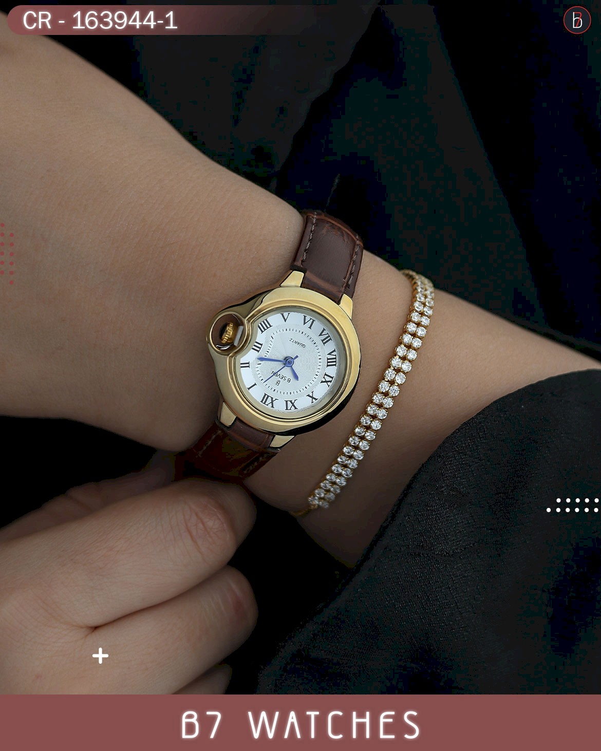 Elegant B7 women's watch, multiple colors  – Second Edition