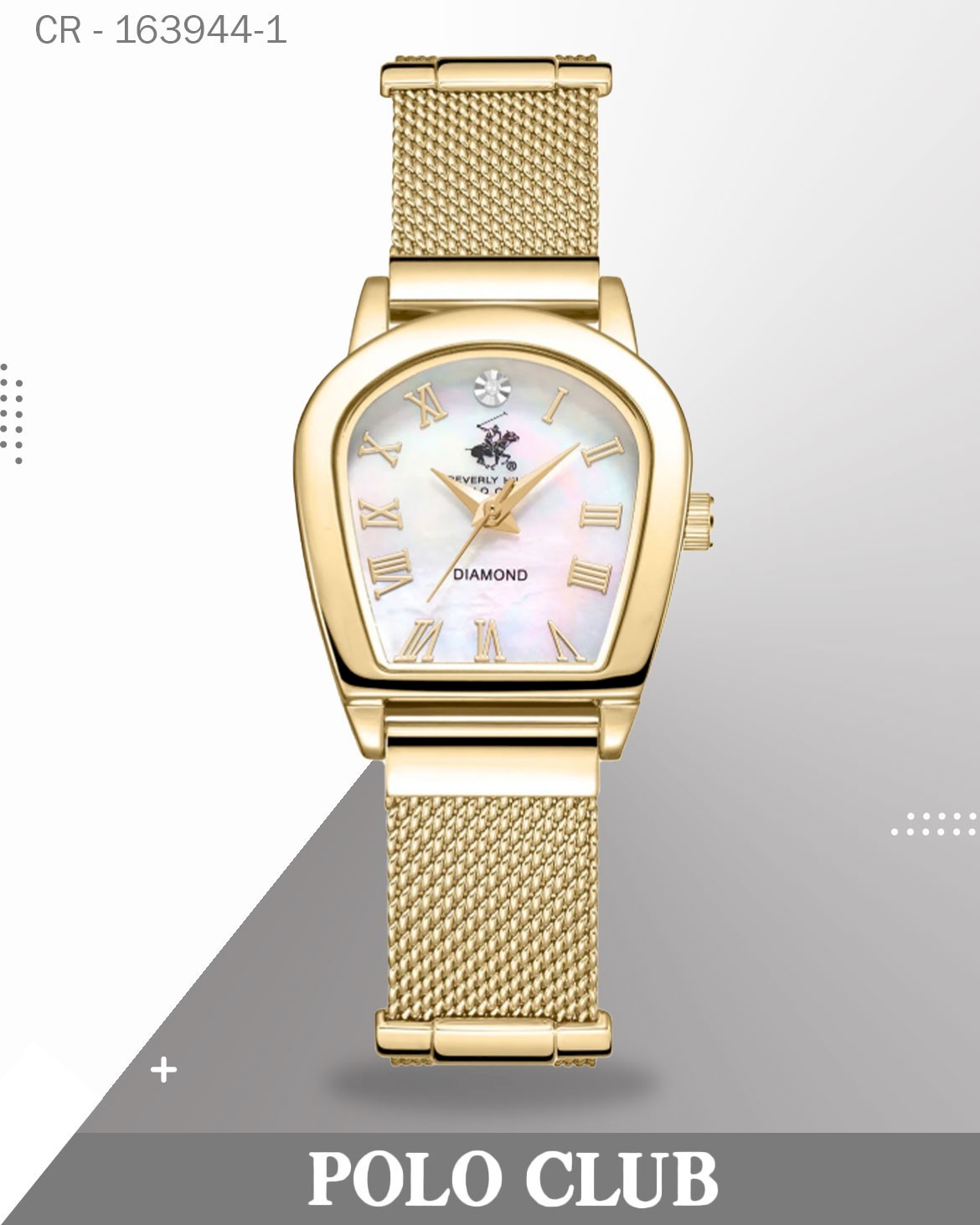 Polo Club Women's Analog Watch, Mother Of Pearl Dial , BP3826C.120