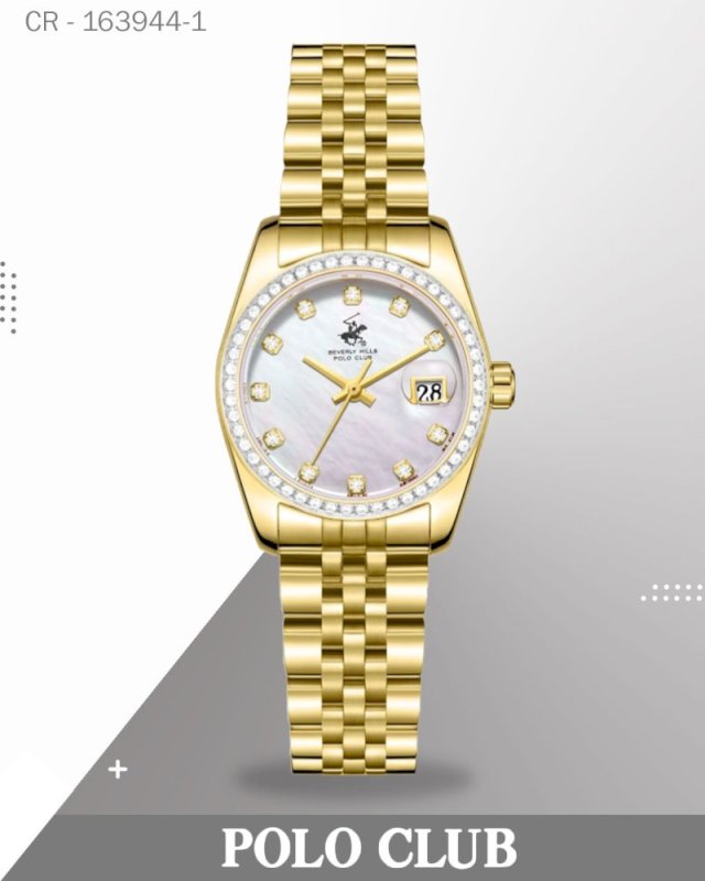 Polo Club Women's Watch Analog Mother of Pearl Dial BP3828X.520