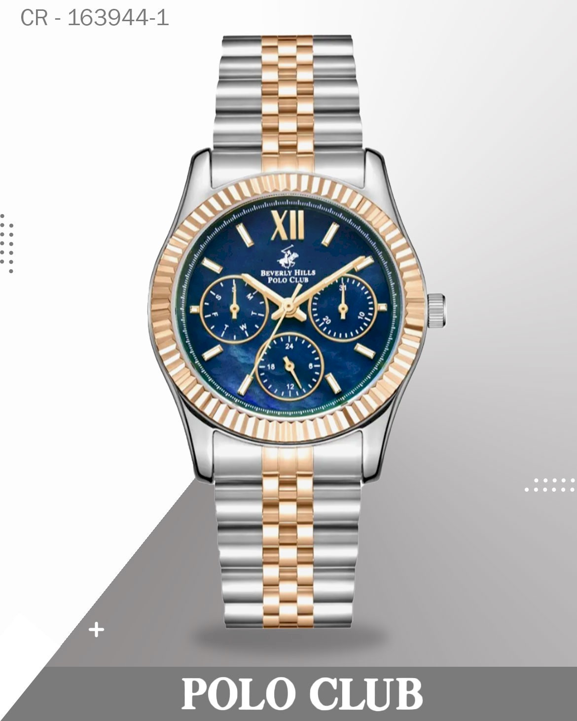 Polo Club Women's Watch Analog Mother of Pearl Dial , BP3169C.560